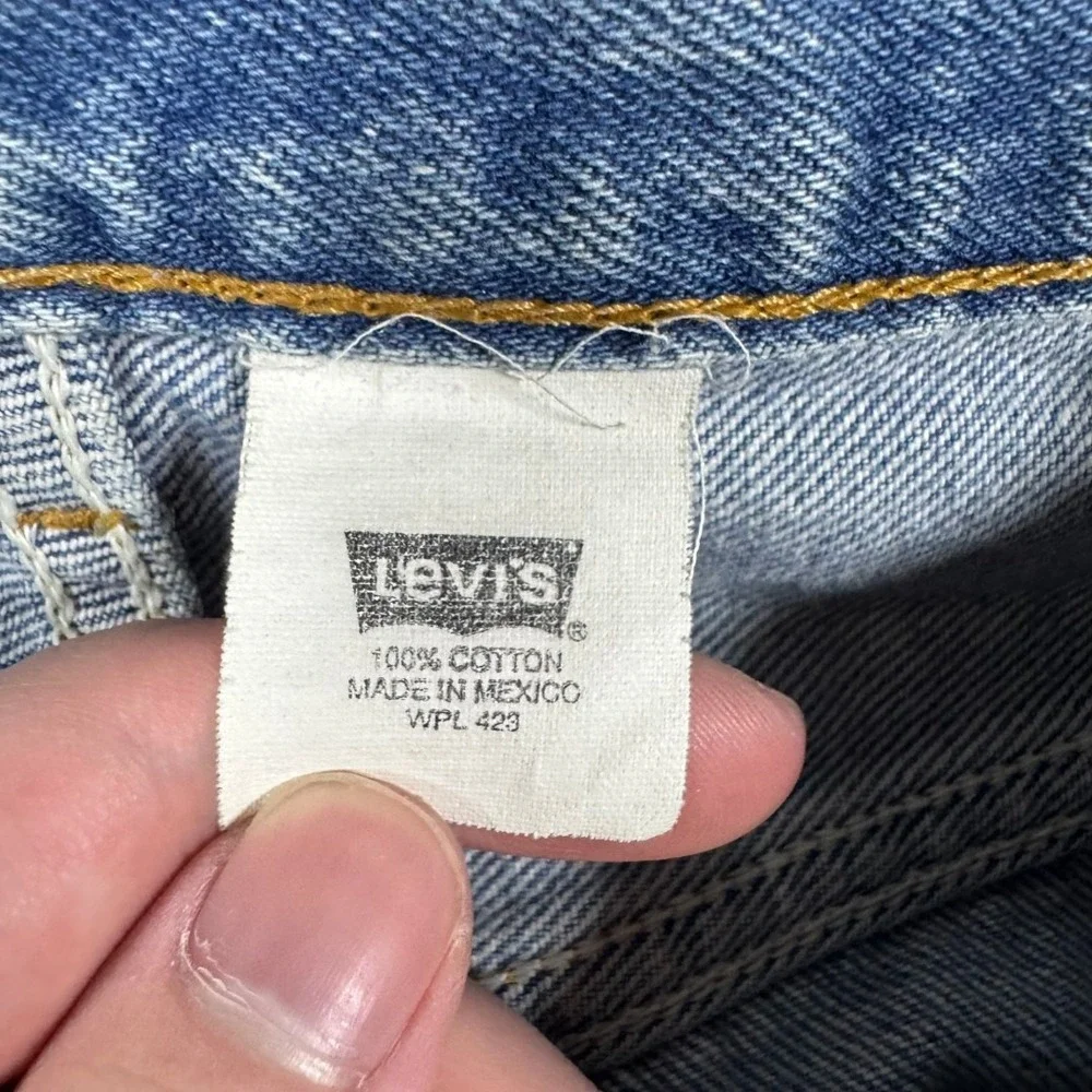 Levis‎ 501 Original Fit Mens Blue Straight Leg Denim Jeans 34x31 Medium Wash